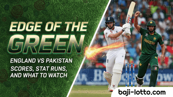 Pakistan National Cricket Team vs England National Cricket Team Match Score Chart